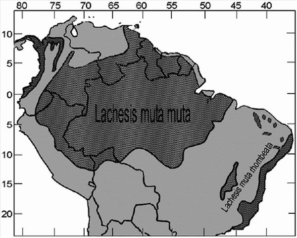 Figure 6: Dark areas denote Lachesis Territory.